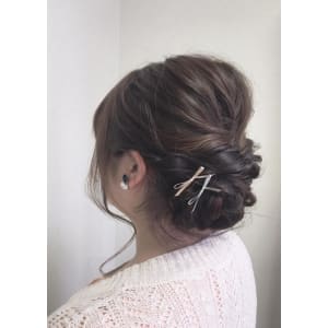 ナチュラル簡単ヘアセット