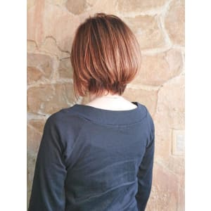 【151e　戸塚】*スリークボブ+キャメルベージュ*