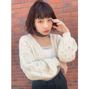 【山田】厚めバングひし形ふわボブディy119