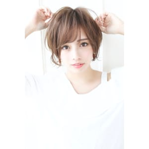 40代からのショートボブパーマA668