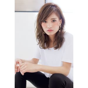 ニュアンスカールエアリーボブエアリーカールふわふわロングA