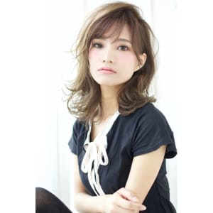 ニュアンスカールエアリーボブエアリーカールふわふわロブ浅井