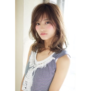 ニュアンスカールエアリーボブエアリーカールふわふわロングA