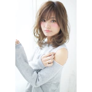 ニュアンスカールエアリーボブエアリーカールふわふわロングA