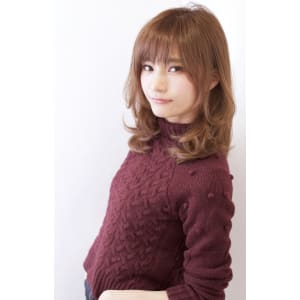 ニュアンスカールエアリーボブエアリーカールふわふわボブA28