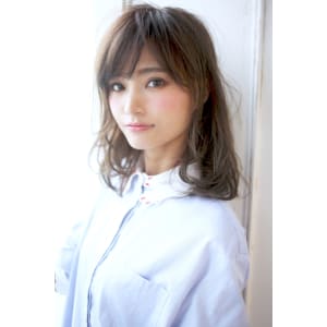 ニュアンスカールエアリーボブエアリーカールふわふわボブA18