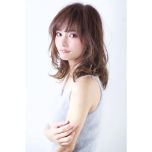 ニュアンスカールエアリーボブエアリーカールふわふわボブA18