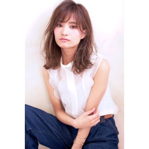 ニュアンスカールエアリーボブエアリーカールふわふわロブA