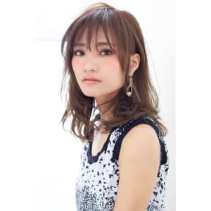 ニュアンスカールエアリーボブエアリーカールふわふわロングA
