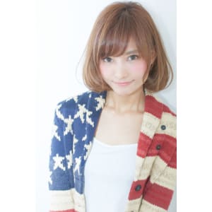 ニュアンスカールエアリーボブエアリーカールふわふわボブA28