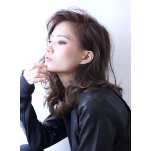 ニュアンスカールエアリーボブエアリーカールふわふわボブA25