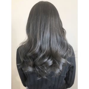 【Luccica】アッシュカラーグレージュことりベージュ毛先