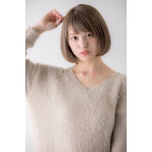 大人女子×ナチュラルボブ