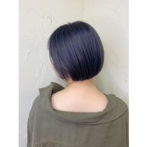 【reir下北沢】*スリークボブ+ネイビーアッシュ＊