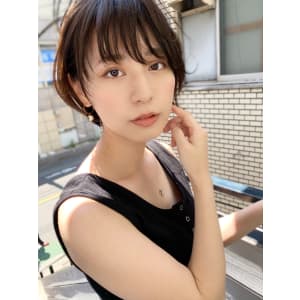 【添田】大人かわいいスリークボブアッシュブラウンローライト