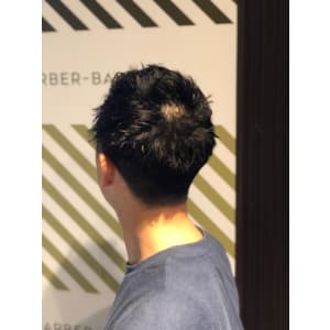 大人のシンプルショート【BARBER-BAR】