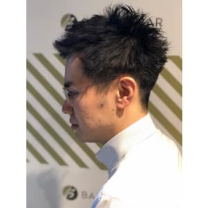 大人のシンプルショート【BARBER-BAR】
