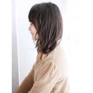 セミウエットのゆるミックスカール