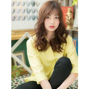 愛されフェミニン♪外国人風センターパート　小顔