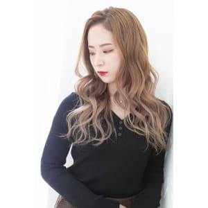 ミルクティベージュシアーベージュブリーチカラー10代20代