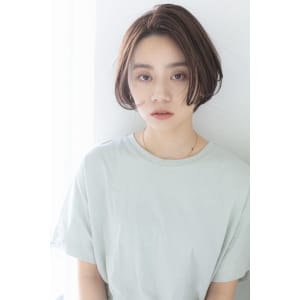 ショートヘア黒髪暗髪ワンレンボブショートボブ10代20代