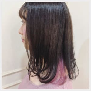 [cropes辻堂 斉藤]インナーカラー×ピュアピンク