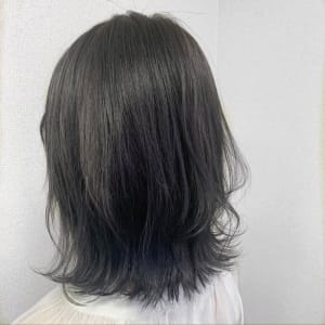 ブルーブラック☆外ハネボブ