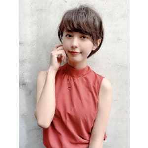 【重山】耳掛け小顔ショート