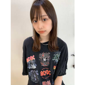 【山田】ぱつっと外ハネシースルーミディy125
