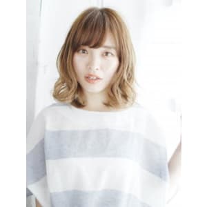 透け感ゆるウェーブカール