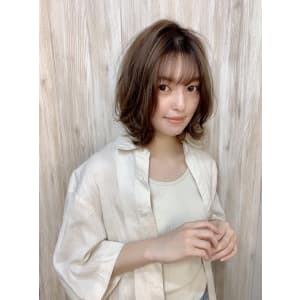 【重山祐亮】外ハネナチュラルカールセミディ♪