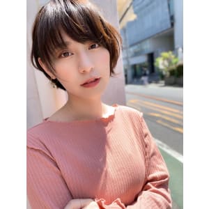 アフロート添田】簡単スタイリングショートスリークボブアッシュ