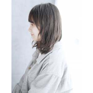 セミウエットのゆるミックスカール