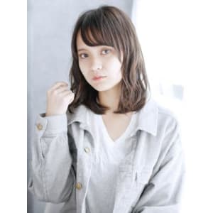 セミウエットのゆるミックスカール