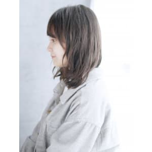 セミウエットのゆるミックスカール