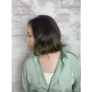 裾カラーグリーングラデーションカラー池袋 - prize Iris 池袋【プライズ アイリス】池袋駅東口店【プライズアイリス イケブクロ イケブクロヒガシグチテン】掲載中