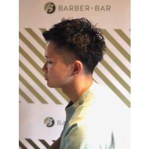 大人のシンプルショート【BARBER-BAR】
