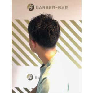 大人のシンプルショート【BARBER-BAR】