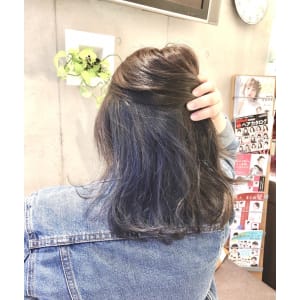 インナーカラー☆ブルー - EMU international 春日部本店【エムインターナショナル】掲載中