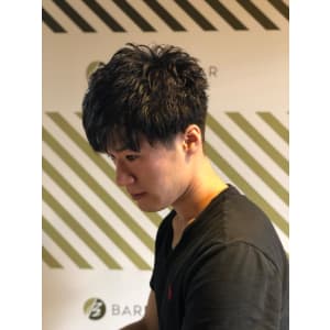 大人のパーマスタイル【BARBER-BAR】