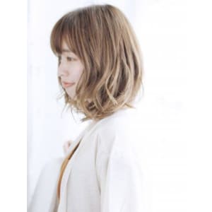 透け感ゆるウェーブカール