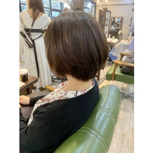 【重山】バッサリ！縮毛矯正からのショート！お客様スタイル♪