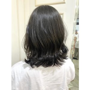 cropes辻堂 谷川　ハイライト×ネイビーアッシュ