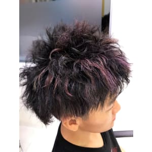 ツイストスパイラル+パープルメッシュ - RULeR Hair Dressing【ルーラーヘアドレッシング】掲載中