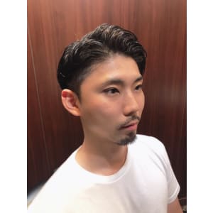 アップバング7/3 ＜理容室＞＜銀座＞＜メンズ＞＜ショート＞