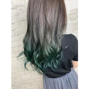 池袋、イルミナカラー、透明感、グラデーション