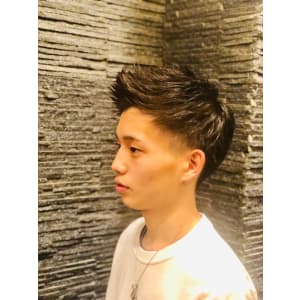 王道ジェットモヒカン＜理容室＞＜銀座＞＜メンズ＞＜ショート＞