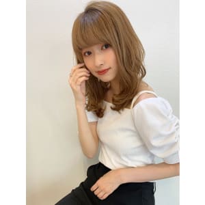 【山田】ヘルシーレイヤー小顔ひし形シアベージュミディy139