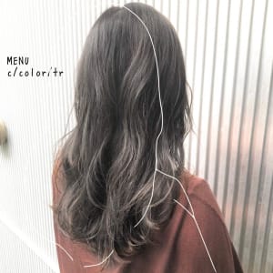 ライムグレージュとルーズウェーブ