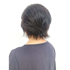 [QUALIS]レイヤー/ショートレイヤー/外ハネ/40代